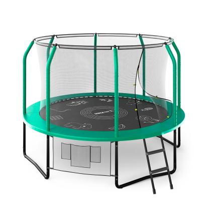 Батут UNIX Line Премиальный с играми / Supreme Game 10 ft (305 см) зеленый