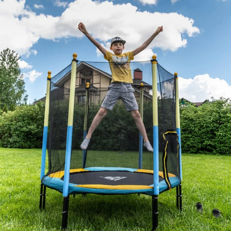 Батут DFC JUMP KIDS 60" желто-синий купить в Туле по низкой цене