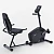 Горизонтальный велотренажер UNIX Fit BR-340E компактный / Compact