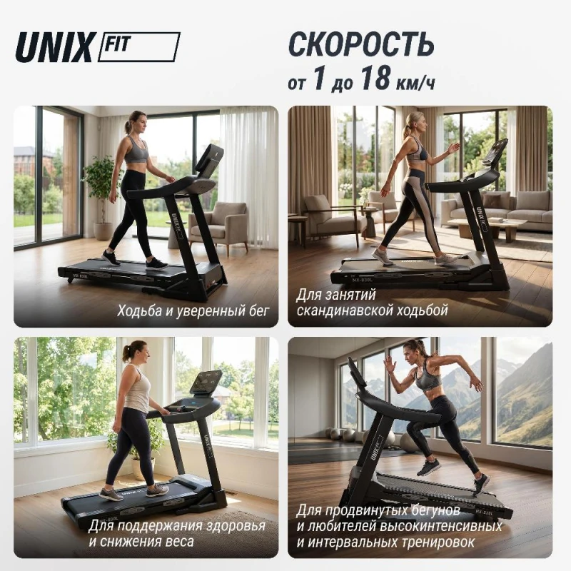 Беговая дорожка UNIX Fit MX-830L купить в Туле