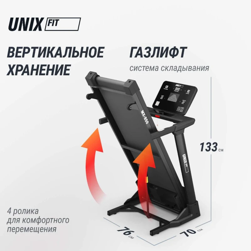 Беговая дорожка UNIX Fit MX-850 (версия 2.0) — купить в Туле