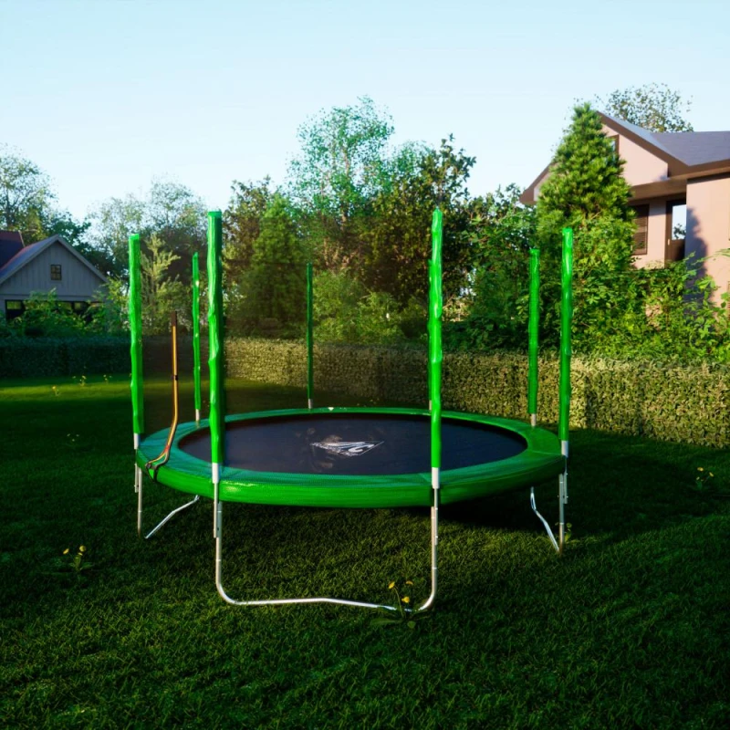 Батут DFC Trampoline Fitness с сеткой 12ft купить в Туле по низкой цене