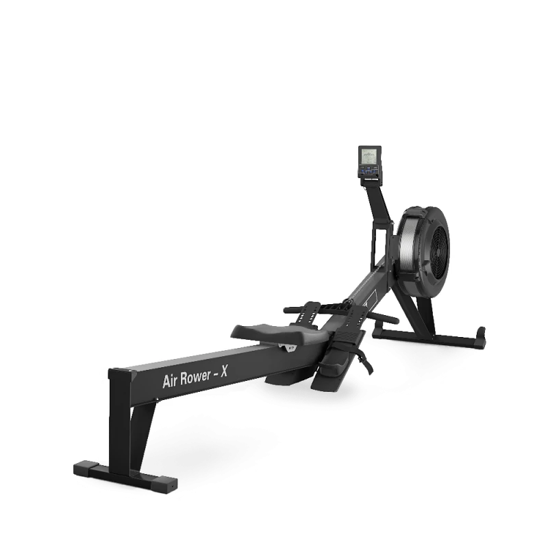 Гребной тренажер UNIX Fit Air Rower-X с аэродинамической нагрузкой, черный — купить в Туле в магазине тренажеров