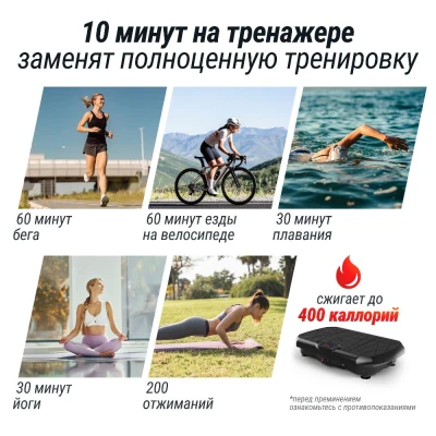 Виброплатформа UNIX Fit Edge 2D Black купить в Туле