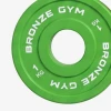 Диск олимпийский BRONZE GYM тяжелоатлетический зеленый 1 кг