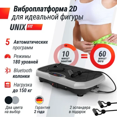 Виброплатформа UNIX Fit Edge 2D Grey — купить в Туле