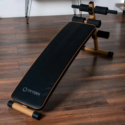 Скамья для пресса изогнутая домашняя OXYGEN FITNESS VINSON — купить в Туле в магазине тренажеров ArtRelax