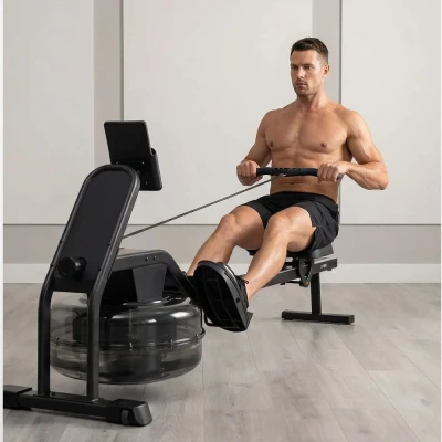 Гребной тренажер UNIX Fit Water Rower 340 — купить в Туле в магазине тренажеров