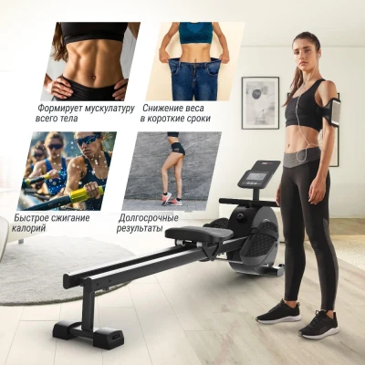 Гребной тренажер UNIX Fit Techno Rower 360 с механической нагрузкой — купить в Туле в магазине тренажеров