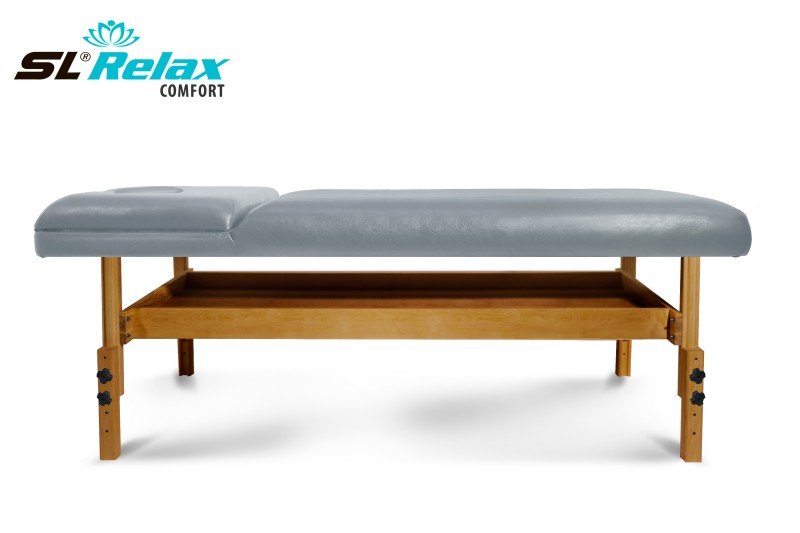 Массажный стол Relax Comfort серая кожа (№4)