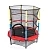 Батут DFC JUMP KIDS 55" красный с желто-синими стойками купить в Туле по низкой цене