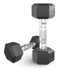 Гантель гексагональная UNIX Fit обрезиненная 2,5 кг / шт.