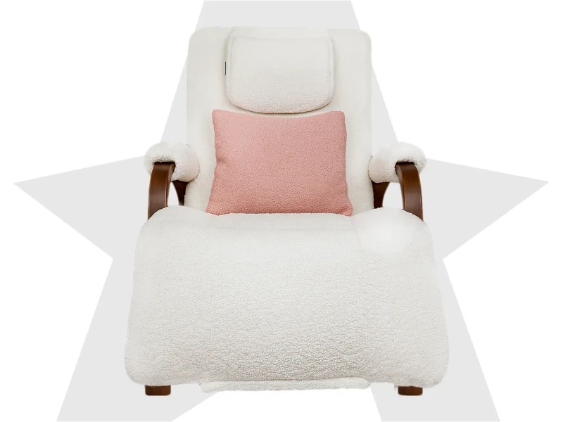 Массажное кресло-качалка FUJIMO Time2Chill TEDDY Белый купить в Туле