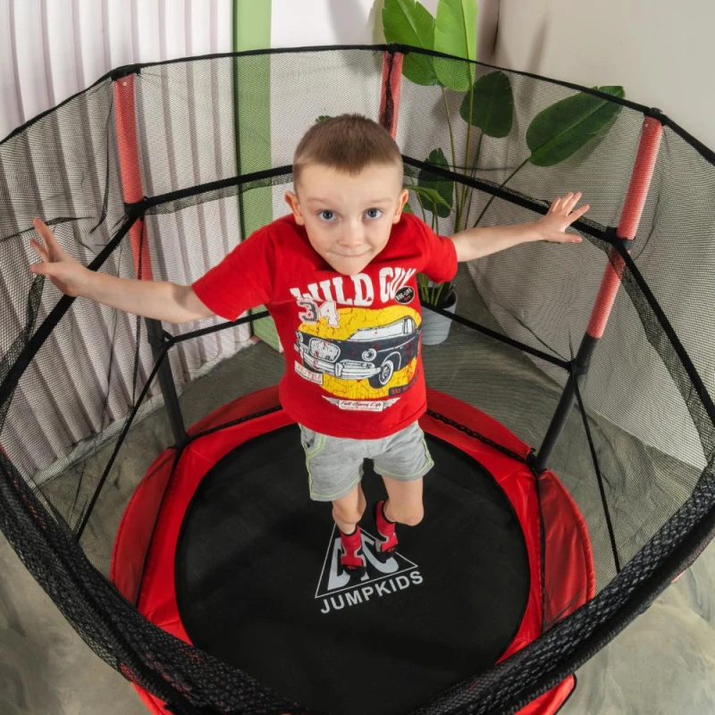 Батут DFC JUMP KIDS 55" красно-серый купить в Туле по низкой цене