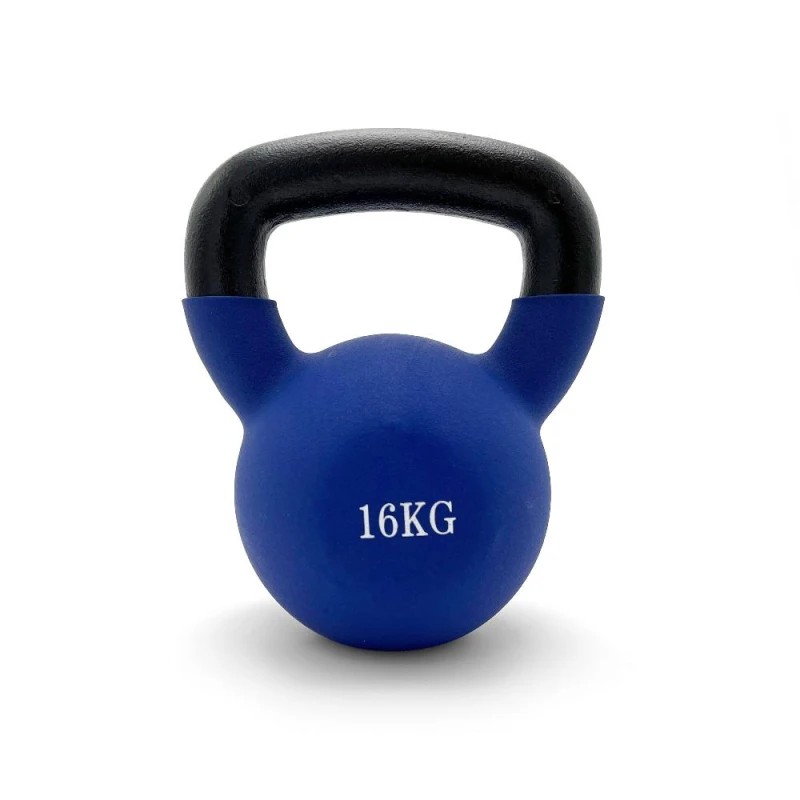 Гиря UNIX Fit виниловая 16 кг Blue