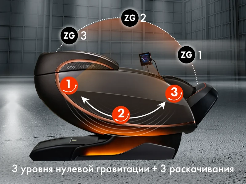 Массажное кресло OTO CENTURION PRO Бежевый – купить, цена, отзывы