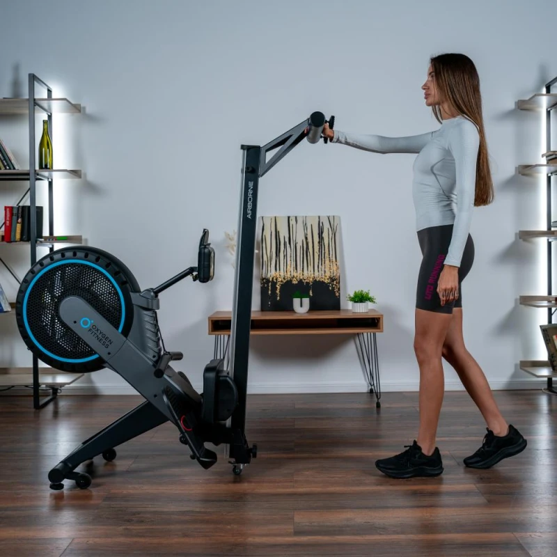 Гребной тренажер домашний OXYGEN FITNESS AIRBORNE купить в Туле в магазине тренажеров