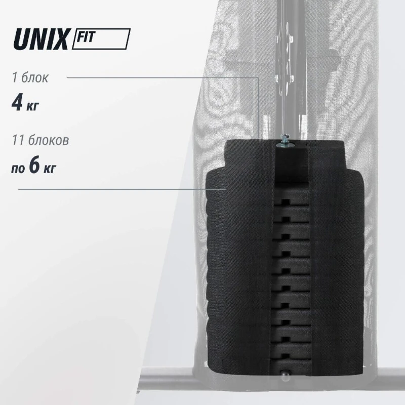 Силовой комплекс UNIX Fit блочный Block 70 Max купить в Туле