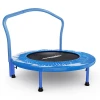 Батут с поручнем DFC Gardenature 36'' синий купить в Туле по низкой цене