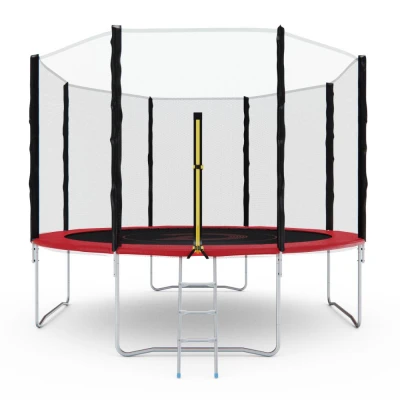 Батут с сеткой DFC PELPO 12ft с лестницей, RED купить в Туле по низкой цене