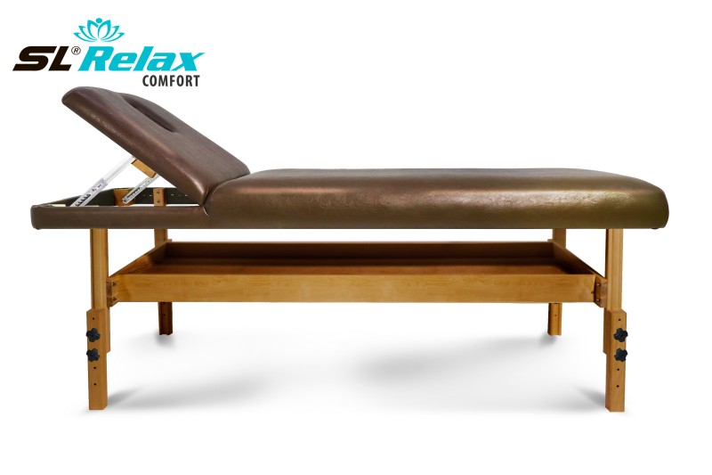 Массажный стол Relax Comfort коричневая кожа (№6)