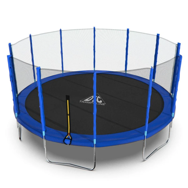 Батут DFC Trampoline Fitness с сеткой 16ft купить в Туле по низкой цене