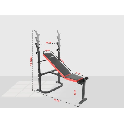 Скамья силовая со стойками UNIX Fit Bench 120