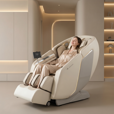 Массажное кресло Meridien Valencia (Beige + White) — купить, цена, отзывы