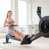 Гребной тренажер UNIX Fit Air Rower-X с аэродинамической нагрузкой, черный — купить в Туле в магазине тренажеров