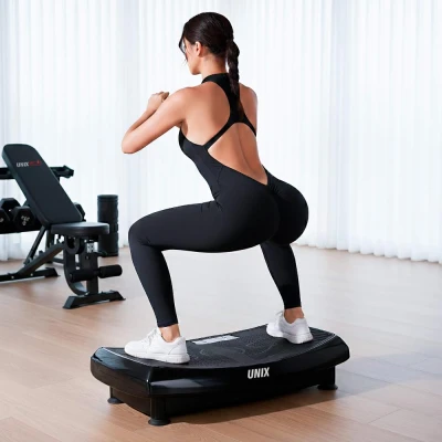 Виброплатформа UNIX Fit усиленная Boost 4D Black купить в Туле