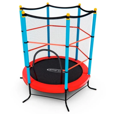 Батут детский DFC SMRKIDS 55" с сеткой, RED купить в Туле по низкой цене