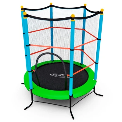 Батут детский DFC SMRKIDS 55" с сеткой, GREEN купить в Туле по низкой цене