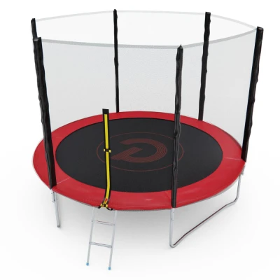 Батут с сеткой DFC PELPO 10ft с лестницей, RED купить в Туле по низкой цене