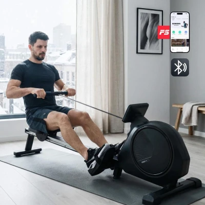 Гребной тренажер UNIX Fit Techno Rower 410E с электронной нагрузкой — купить в Туле в магазине тренажеров