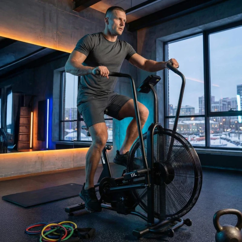 Велотренажер UNIX Fit Techno AirBike 1100 PRO — купить в Туле