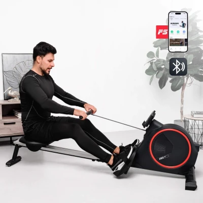 Гребной тренажер UNIX Fit Techno Rower 410 с механической нагрузкой — купить в Туле в магазине тренажеров