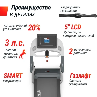 Беговая дорожка UNIX Fit MX-580A белый — купить в Туле